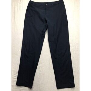 LULULEMON ABC Pant Men 34x30 Navy Classic 5 Pocket Warpstreme Chino LM5AO5S